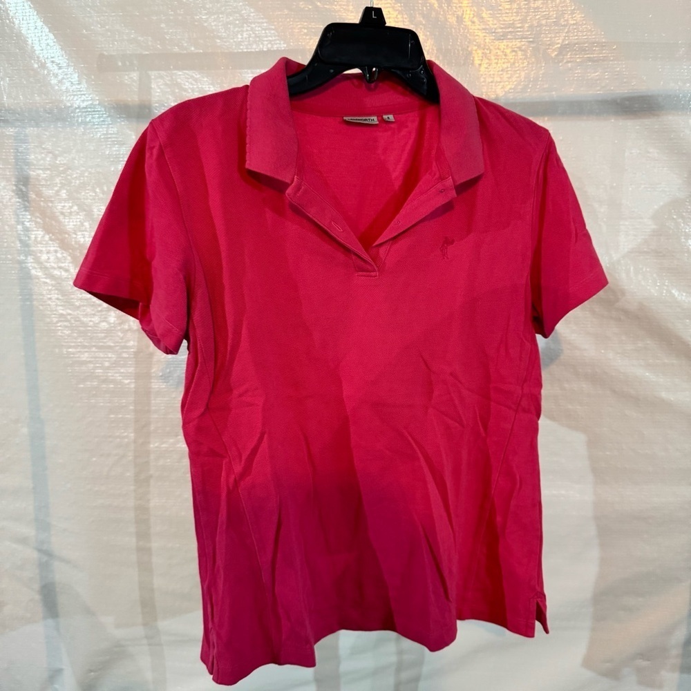 Ashworth Women's Vibrant Pink Button Down Shirt